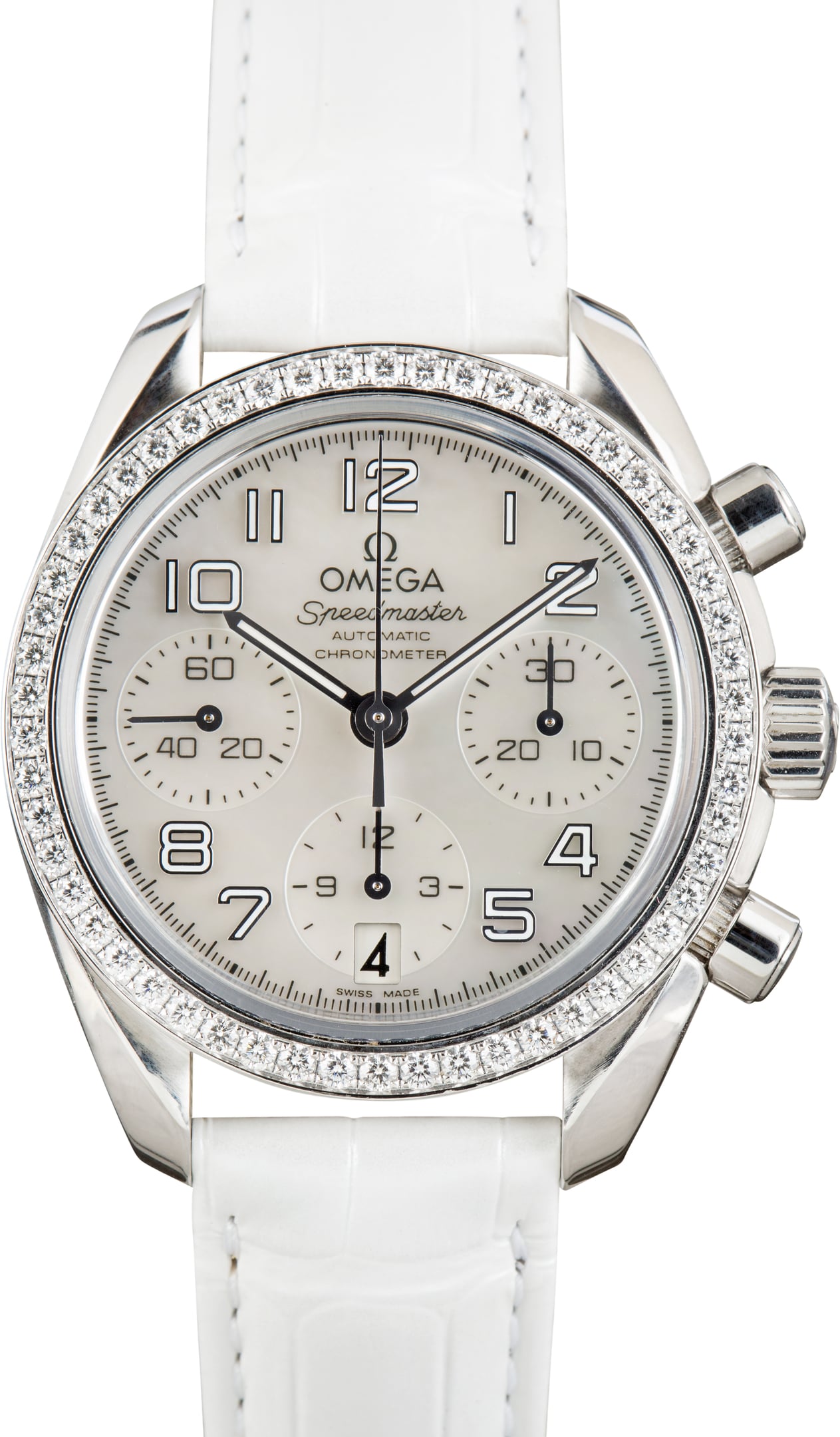 Used Omega Speedmaster 38 Diamond Bezel
