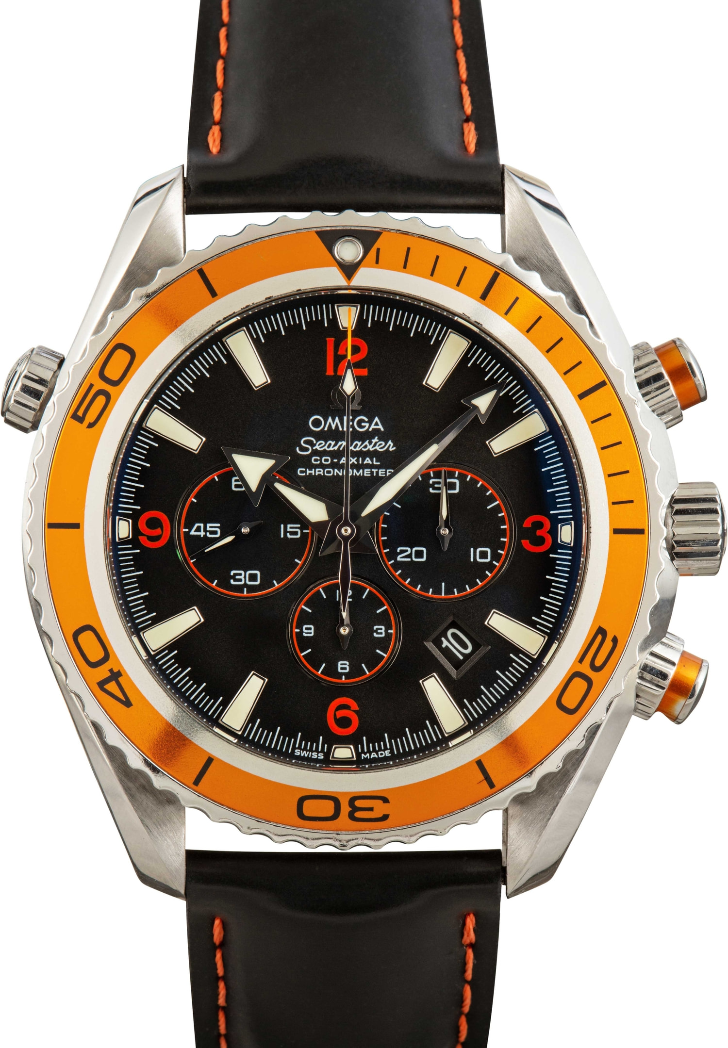 Omega seamaster orange price best sale