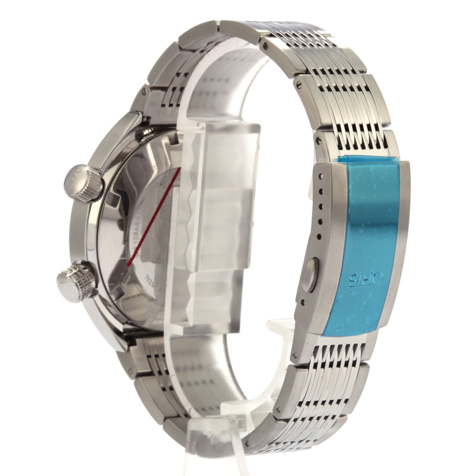 Factory Stickered Oris Chronoris Date Grey Dial 39MM