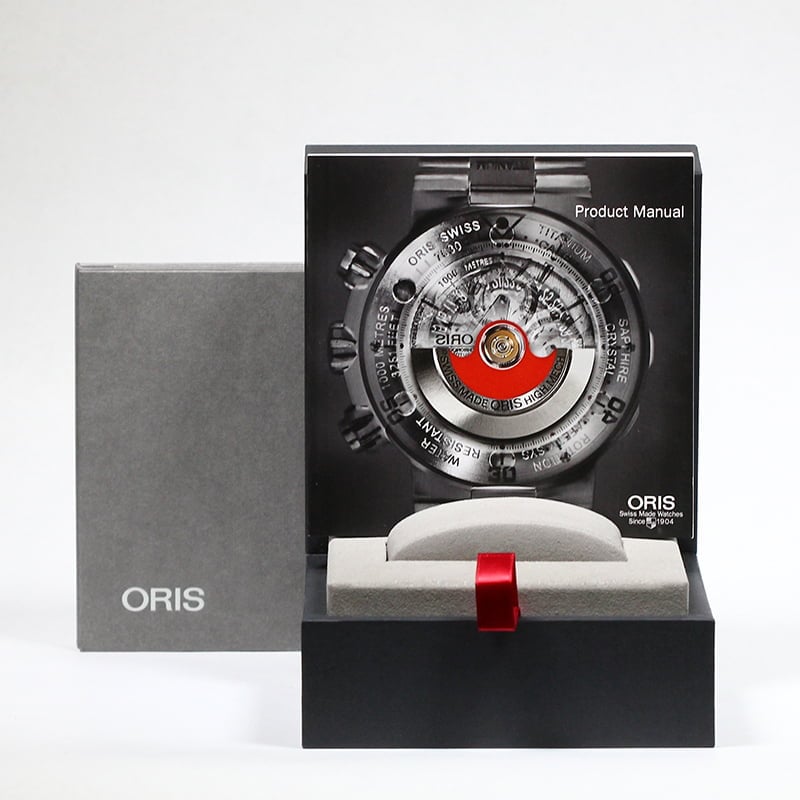 Oris Chronograph Audi Sport Limited Edition II Black Dial