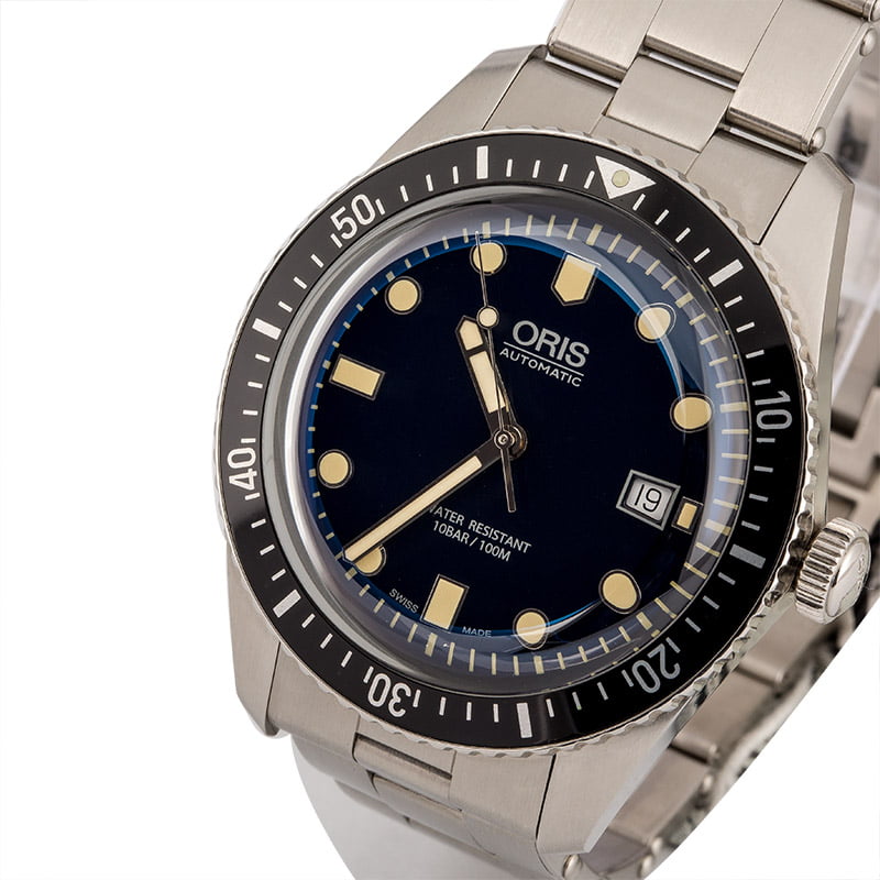 Oris Divers Sixty-Five Blue Dial Date