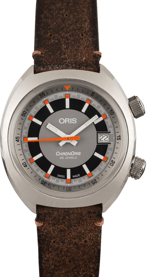 Oris Chronoris Date Leather Strap