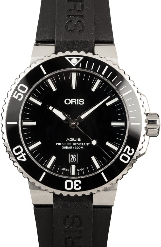 Oris Aquis Date Black Dial and Bezel