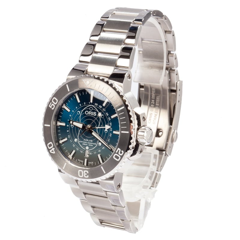 Oris Aquis Dat Watt Limited Edition Stainless Steel