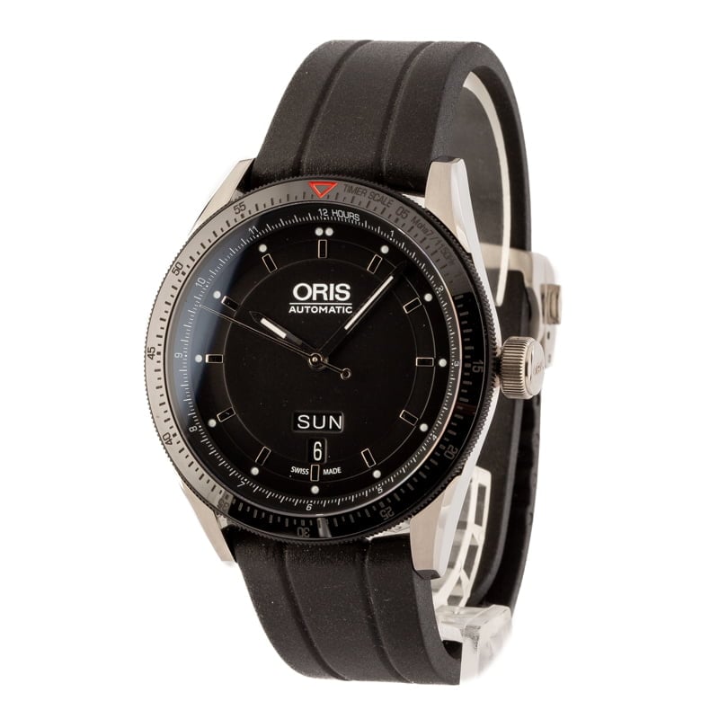 Mens Oris Artix GT Day Date Stainless Steel