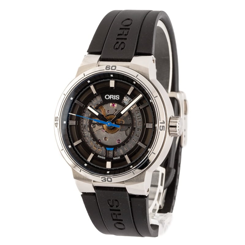 Oris TT1 Engine Date Stainless Steel
