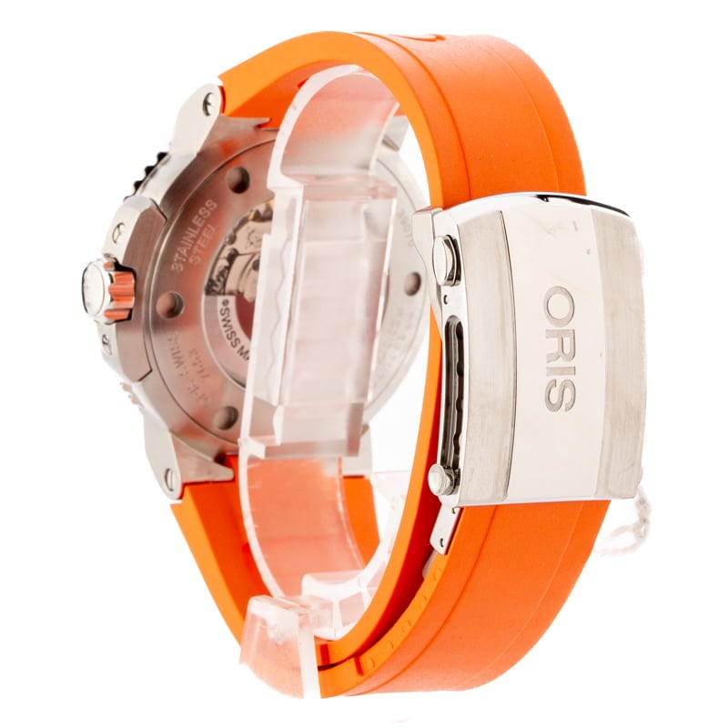 Oris Aquis Date Orange Rubber Strap