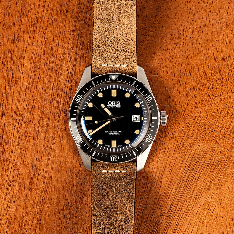 Oris Divers Sixty Five Black Luminous Dial