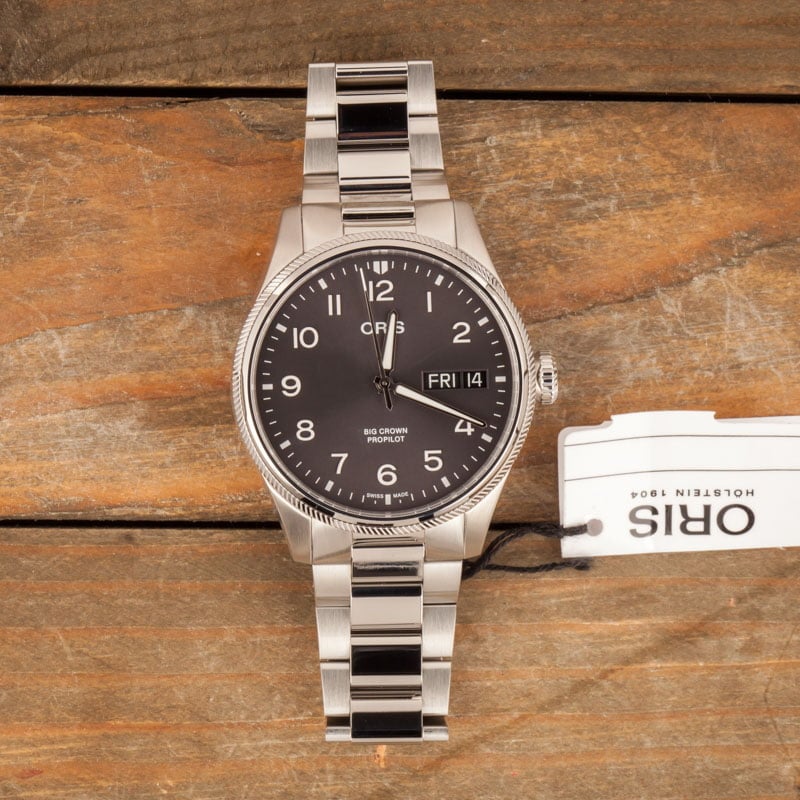 Oris Big Crown Propilot Big Day Date Grey Dial