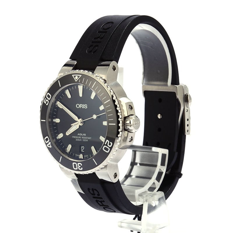 Oris Aquis 39.5MM Black Rubber Strap