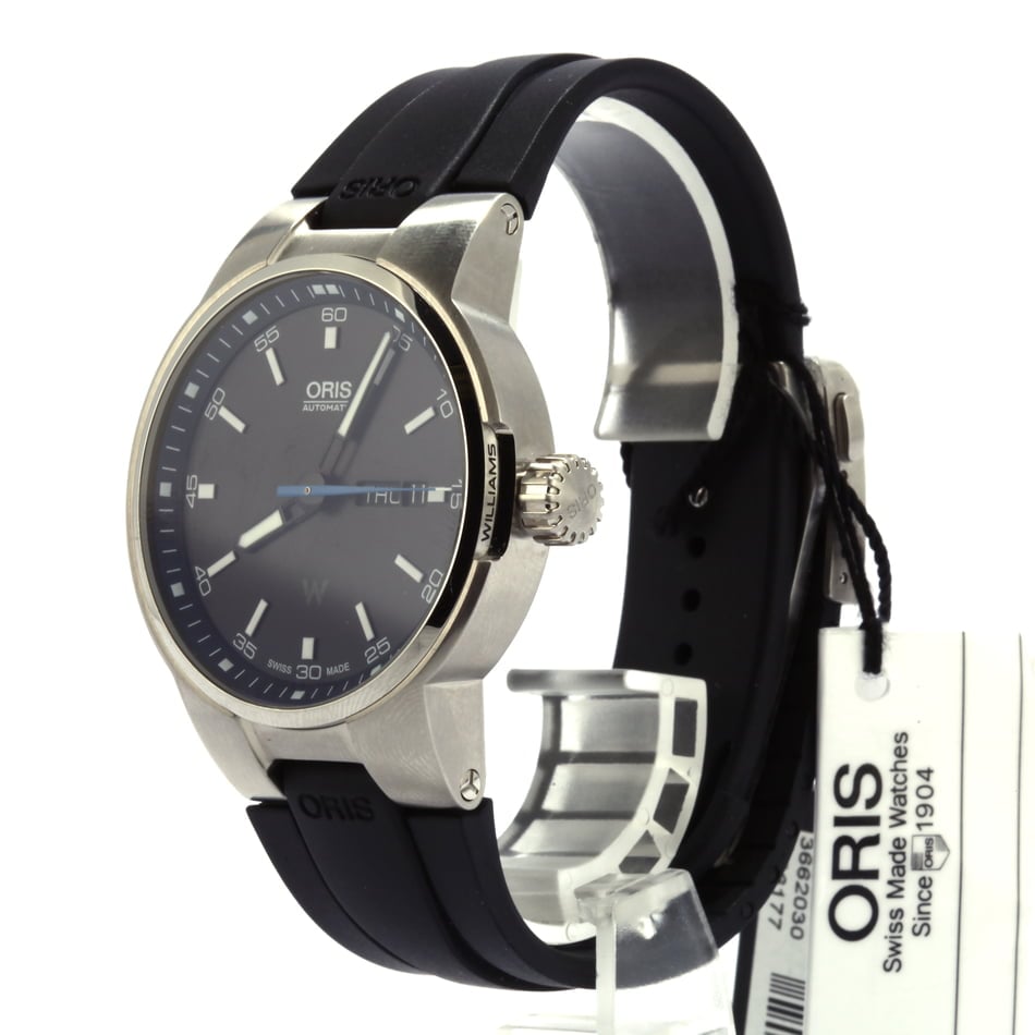 Oris Williams Day Date Rubber Strap