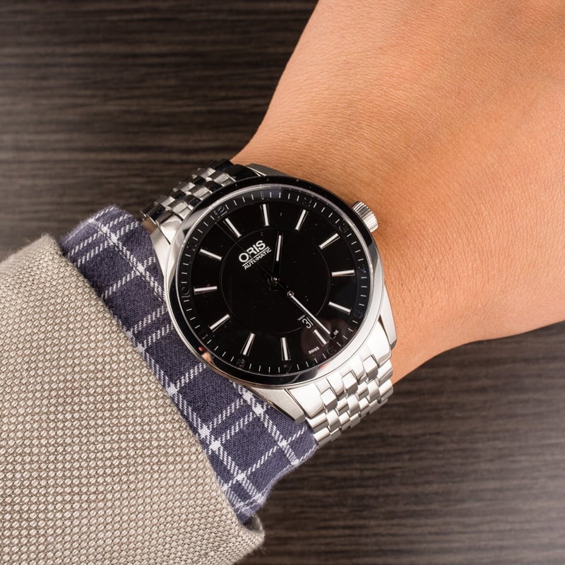 Oris Artix Date 42MM Black Dial