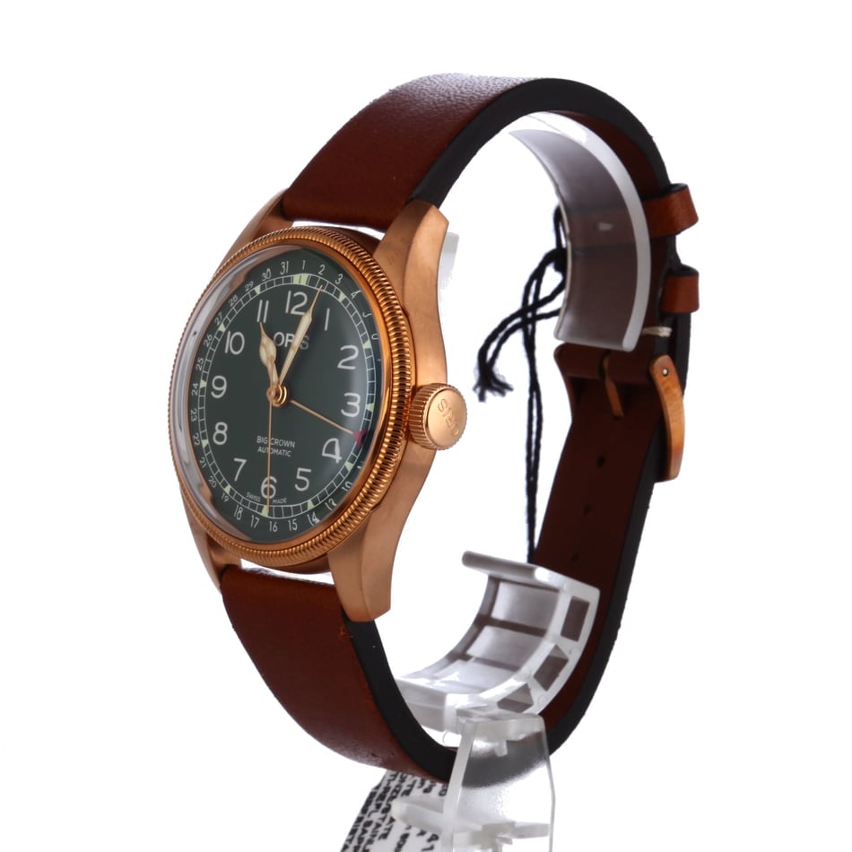 Leather strap brown - Watches - 07 5 20 58BR - Oris. Swiss Watches