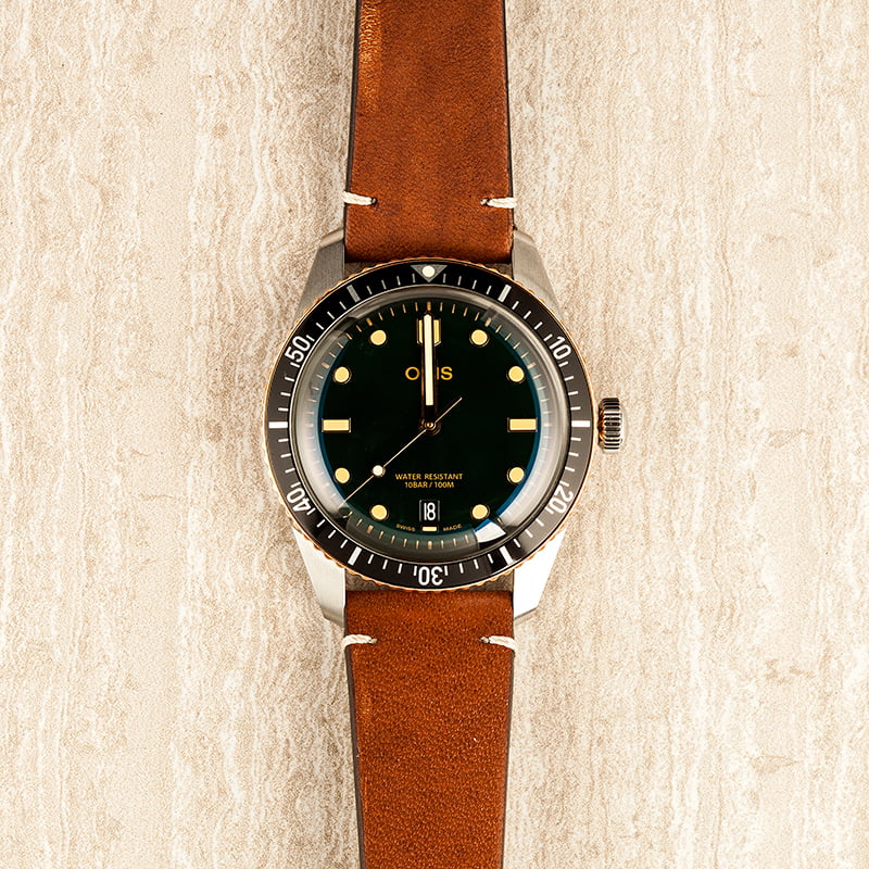 Oris Divers Sixty-Five Green Dial