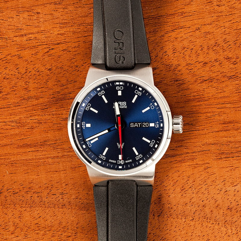 Oris Williams Day Date Blue