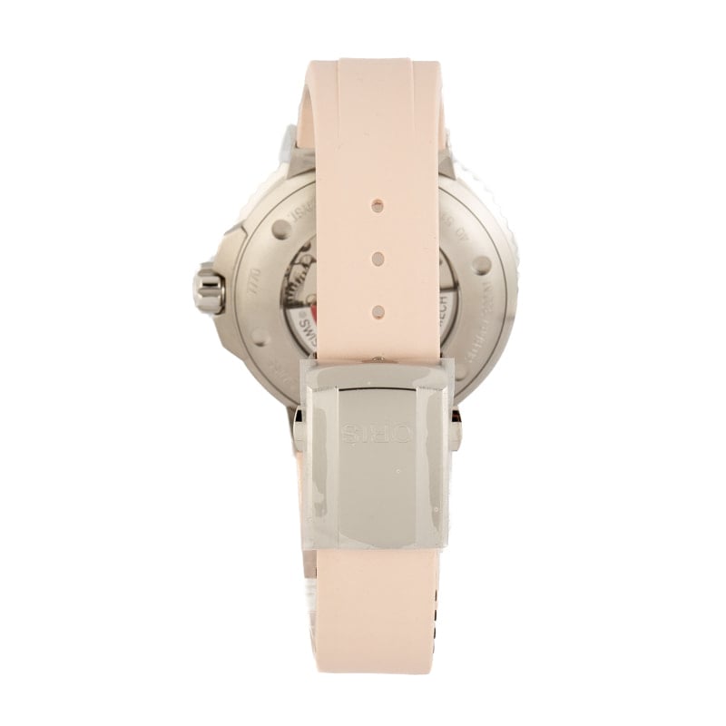 Oris Aquis Date Pink Mother of Pearl Dial