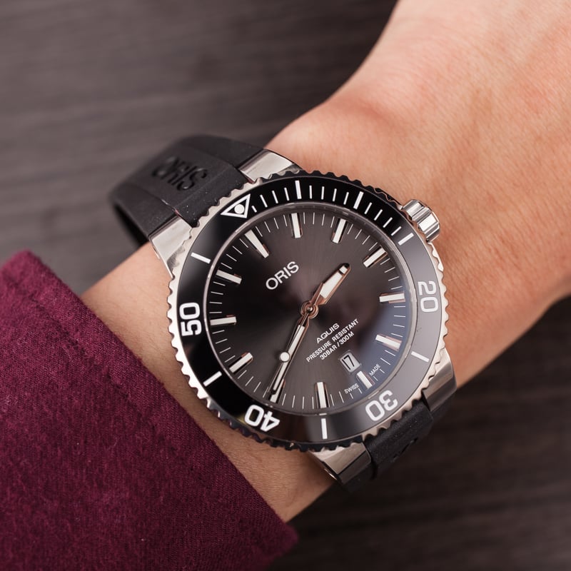 Oris Aquis Titanium Date