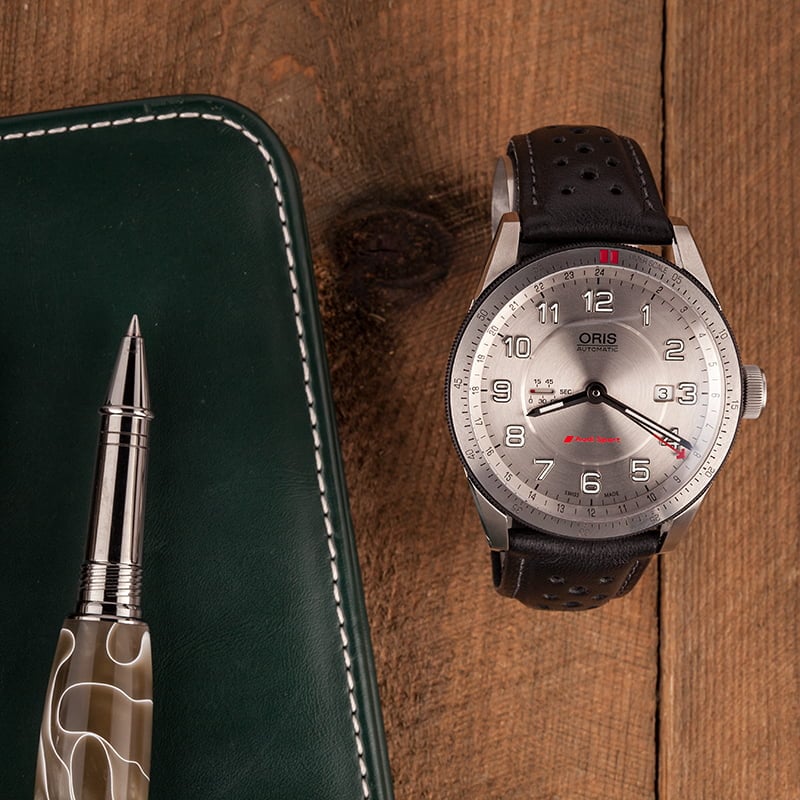 Oris Audi Sport GMT Silver Dial