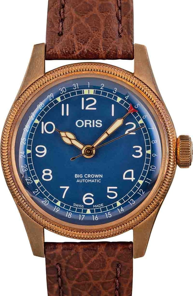 Leather strap brown - Watches - 07 5 20 58BR - Oris. Swiss Watches
