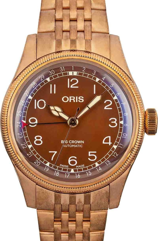 Used oris big hotsell crown pointer date