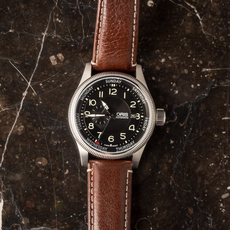 Oris Big Crown Small Second Black Dial