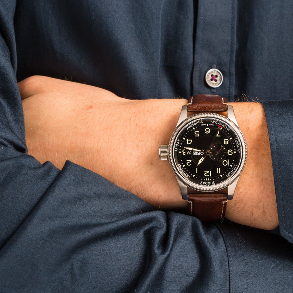 Oris Big Crown Small Second Black Dial