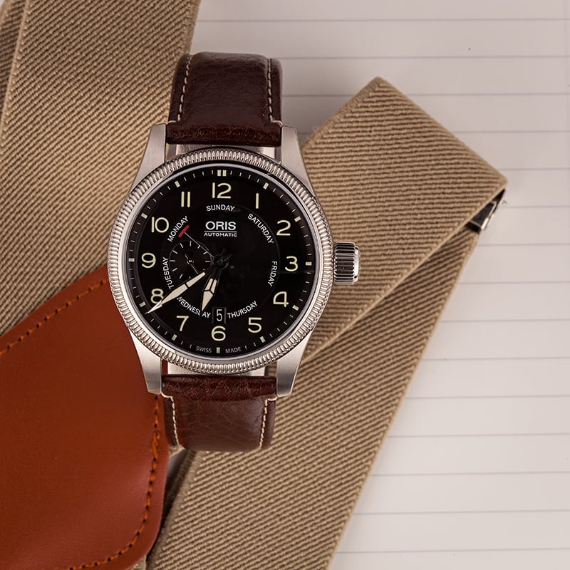 Oris Big Crown Small Second, Pointer Day Leather Band