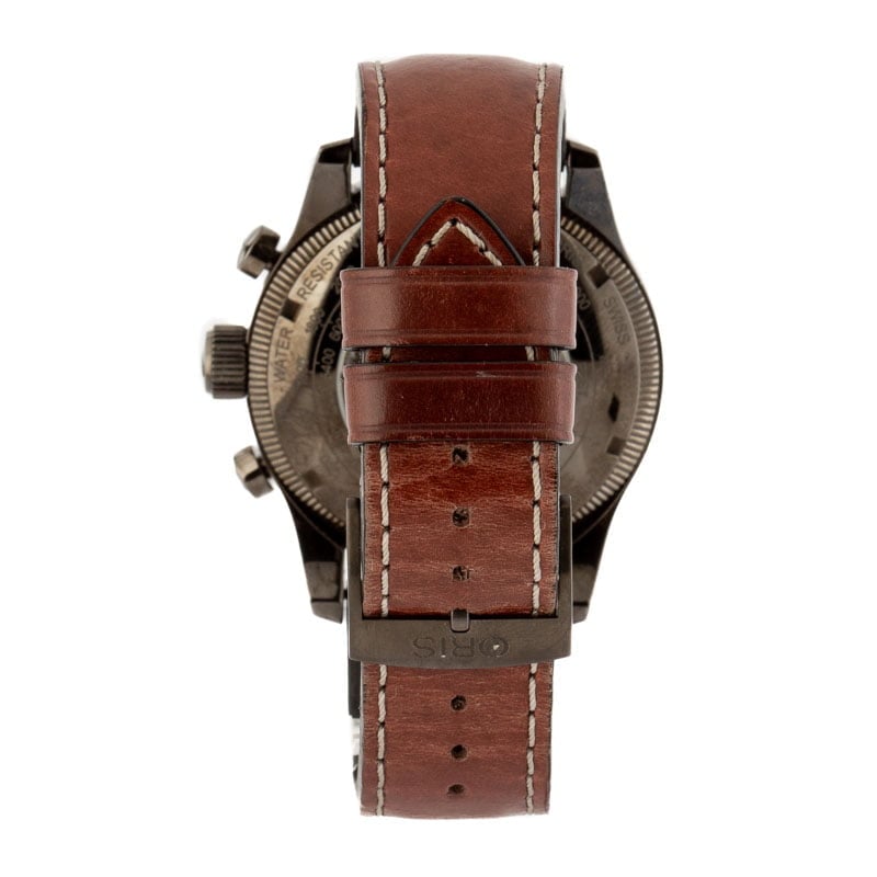 Oris Big Crown Timer Brown Leather