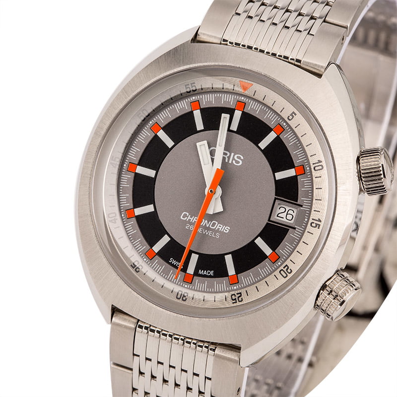 Oris Chronoris Date Orange Markers