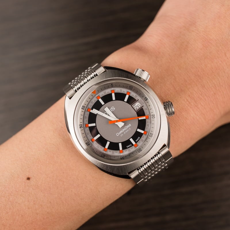 Oris Chronoris Date Orange Markers