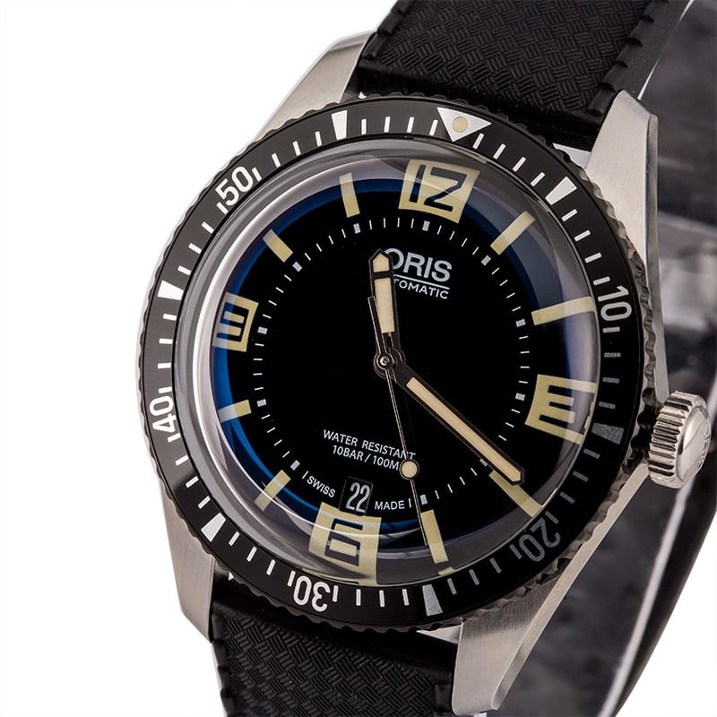 Oris Diver's Sixty-Five Arabic Markers