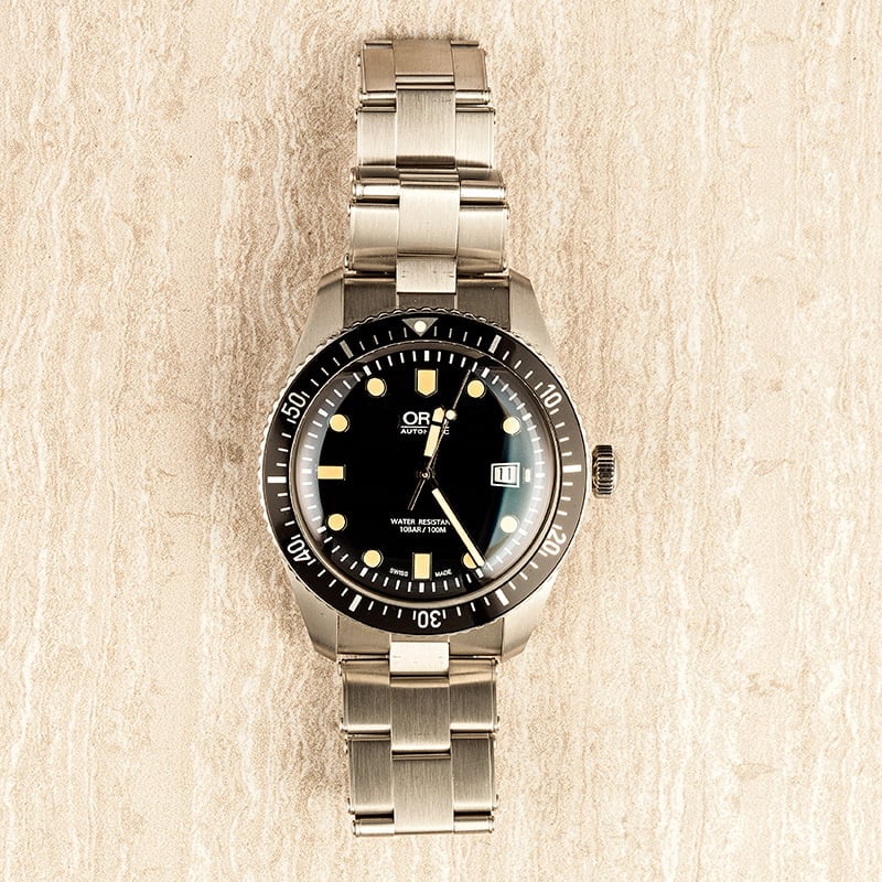 Oris Divers Sixty-Five Stainless Steel Band