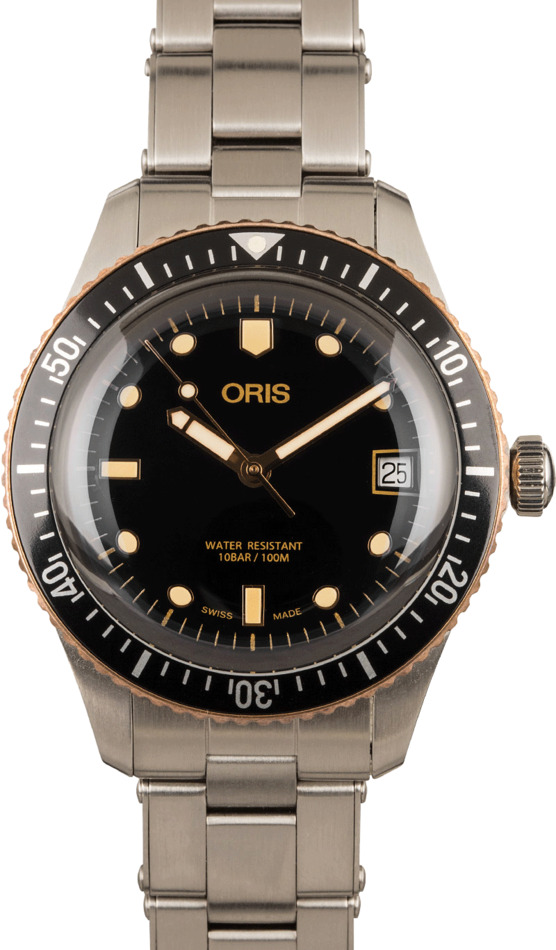 Oris Divers Sixty-Five Steel