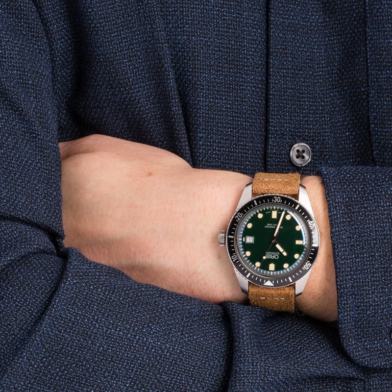 Oris Divers Sixty Five Leather Strap