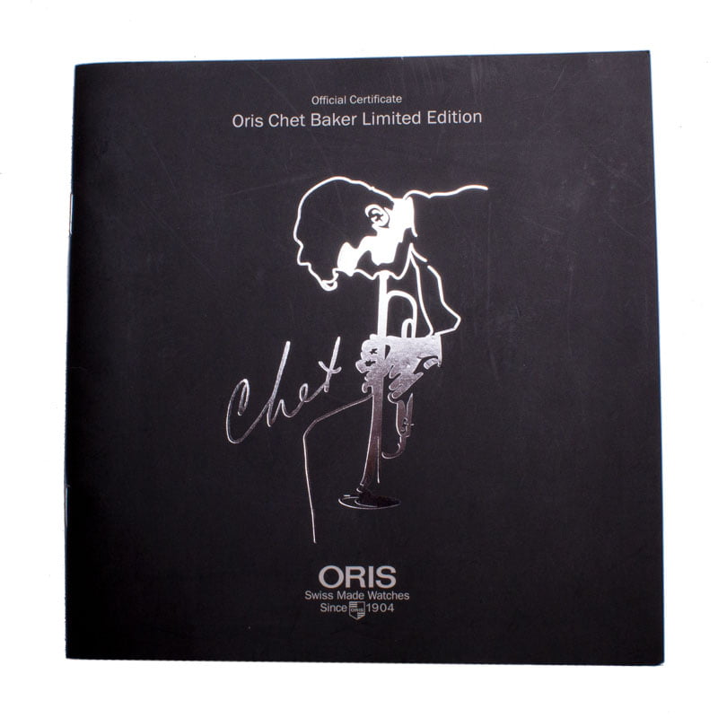Oris Chet Baker Limited Edition Stainless Steel & Leather Band