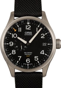 Oris Big Crown Pro Pilot GMT Black Textile Strap