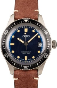 Oris Divers Sixty-Five 36MM Leather Strap