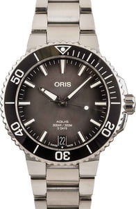 Mens Oris Aquis Stainless Steel