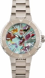 Oris Aquis Date Stainless Steel Multicolored Dial