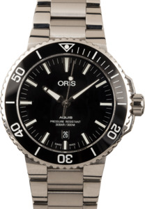 Oris Aquis Date Stainless Steel Black Dial