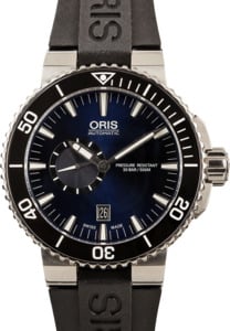 Oris Aquis Small Second, Date Stainless Steel
