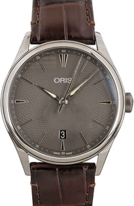 Oris Artelier Date Stainless Steel & Grey Dial