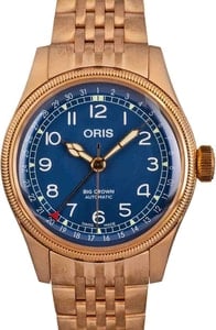 Oris Big Crown Bronze Pointer Date Blue Dial