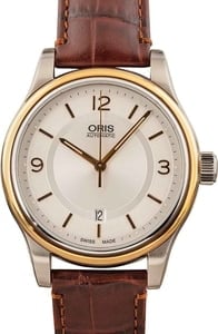Oris Classic Date Stainless Steel & Gold PVD