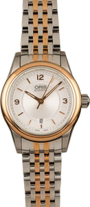 Oris Classic Date Silver Guilloche Dial