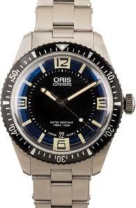 Oris Diver Sixty-Five Stainless Steel Blue Dial