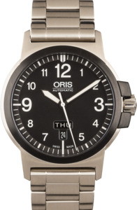 Oris BC3 Advanced Day Date Steel & Black Plated