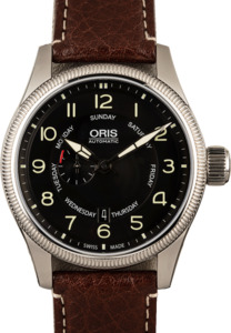 Oris Big Crown Small Second, Pointer Day Leather Band