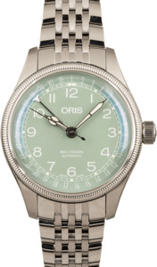 Oris Big Crown Pointer Date Stainless Steel Green Dial
