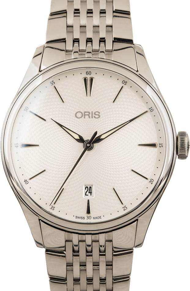 Oris Artelier Date Silver